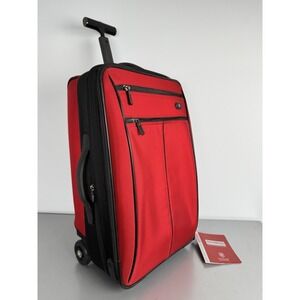 Victorinox Swiss Werks Traveler 22" Wheeled Expandable Carry On Suitcase Red NWT